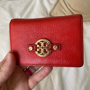 Tory Burch red wallet